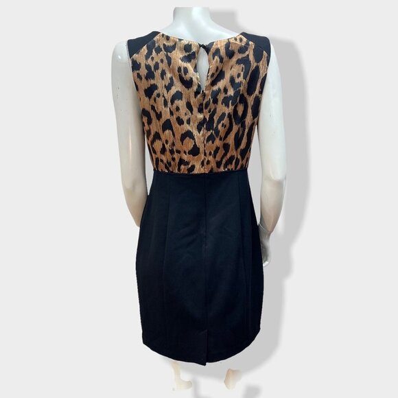 5/$20 THE Limited Black Leopard Print Dress - Picture 3 of 5